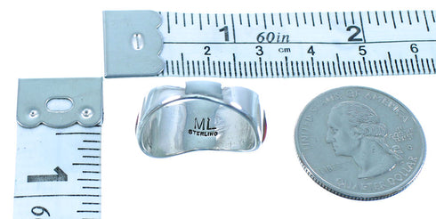 Multicolor Sterling Silver Southwest Jewelry Ring Size 8-1/4 RX103522